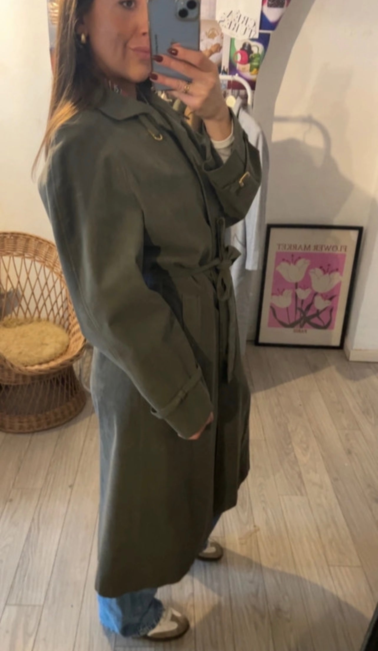 Veste trench vintage taille 38/40