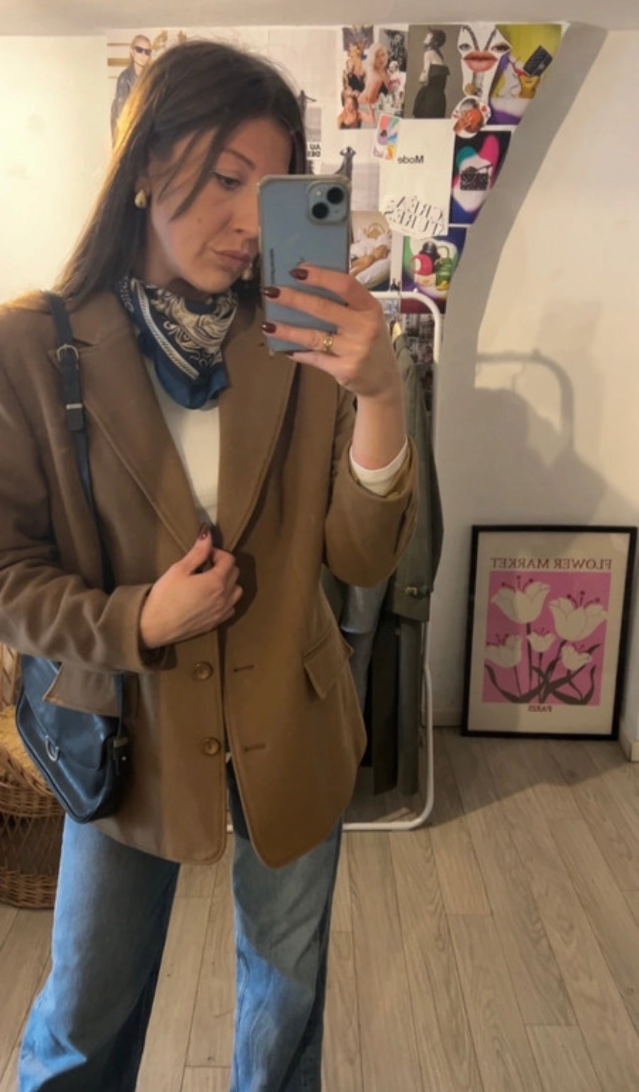Blazer en laine et cachemire