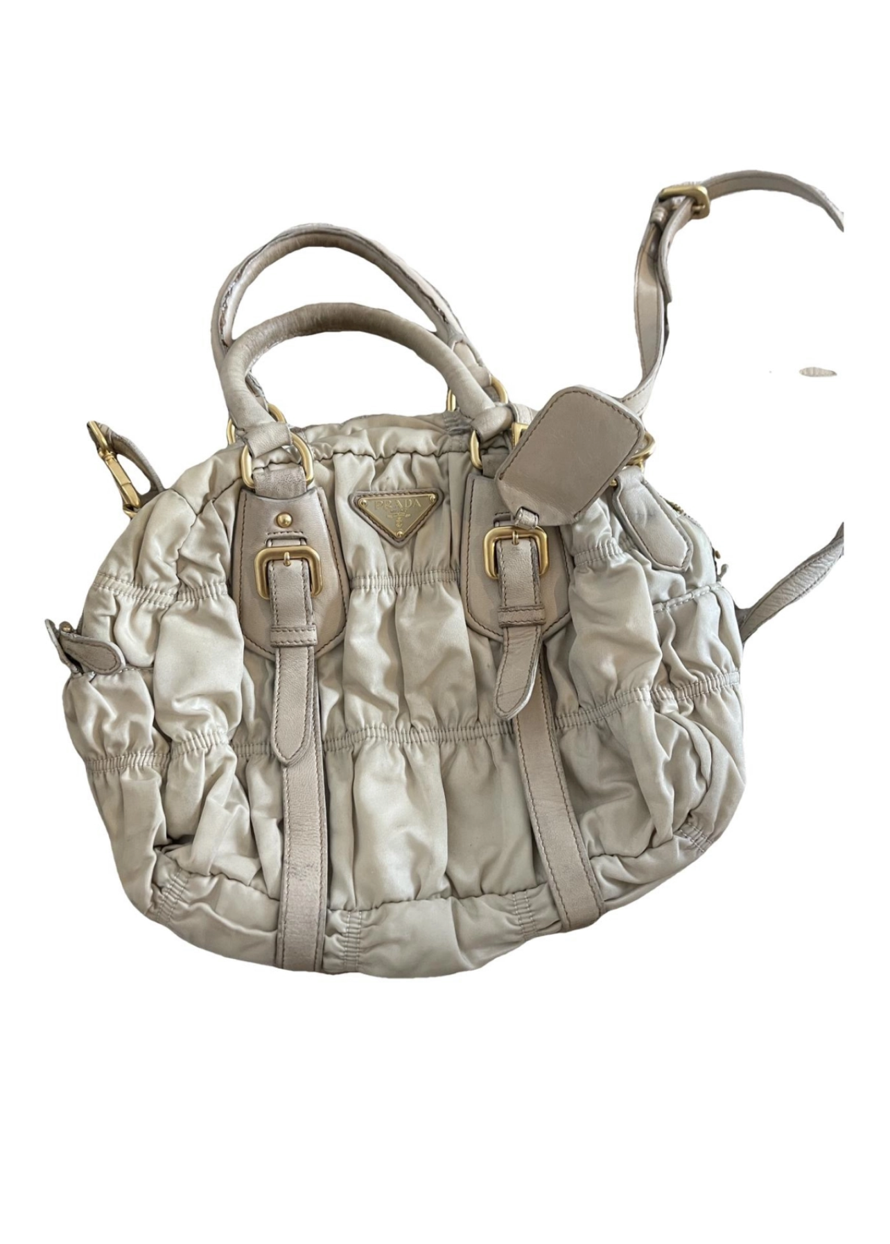 Prada waffle handbag / sac prada en gaufres vintage authentique