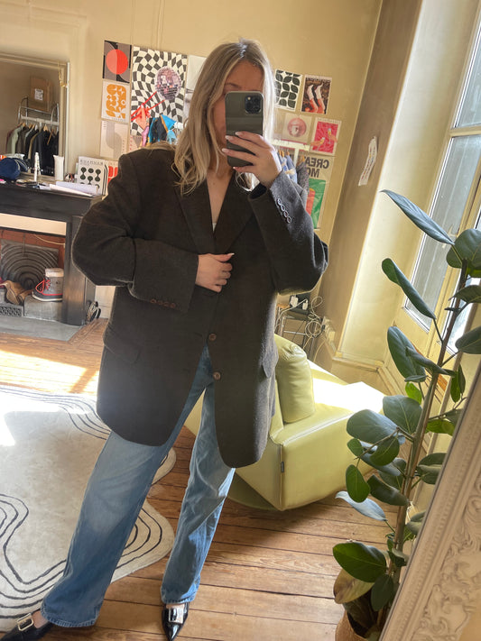 Blazer oversize Pierre Cardin - Marron