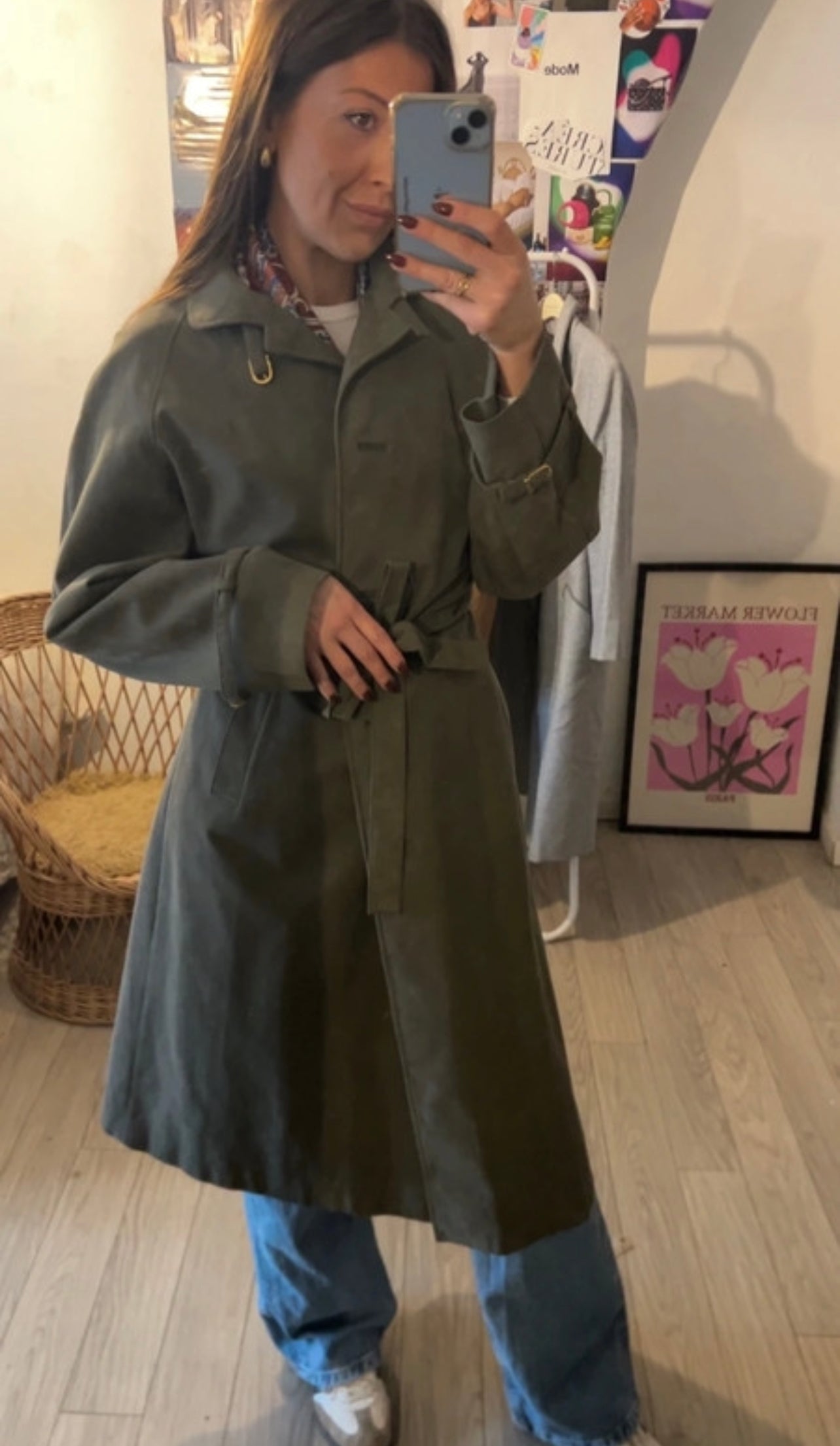 Veste trench vintage taille 38/40